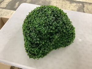 19" Artificial Topiary Balls, 2 Pc - 1 Bent