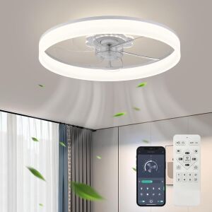 20'' Low Profile Ceiling Fan with Light