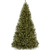 Pre-Lit Artificial Spruce Christmas Tree w/ Foldable Metal Base 6ft