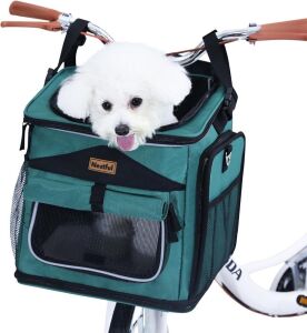 Expandable Foldable Pet Carrier for Bike