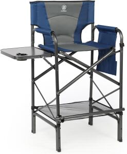  EVER ADVANCED Tall Folding Chair 30.7" Seat Height 