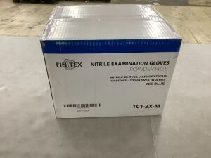 Case of Finitex Nitrile Exam Gloves