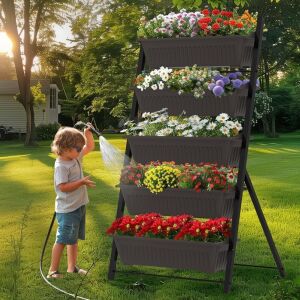 TOREVSIOR 5-Tier Vertical Raised Garden Bed