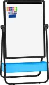 Magnetic Whiteboard with Stand, Double Sided, 40"x28" 