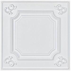 Art3d Drop Ceiling Tiles 24''x24", White, 12-Pack