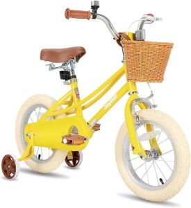 JOYSTAR 16" Kids Bike with Training Wheels & Basket