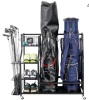 Mythinglogic Golf Storage Garage Organizer, Golf Bag Storage Stand and Other Golfing Equipment Rack, Extra Storage Rack for Golf Clubs