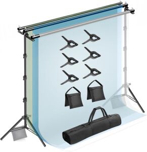  Julius Studio 10 x 10 ft. Triple Crossbar Backdrop Stand