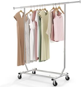 HOKEEPER Single Rail Clothing Rack 