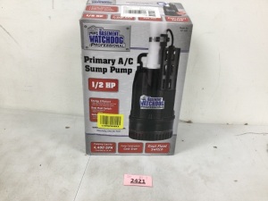 Basement Watchdog Primary A/C Sump Pump