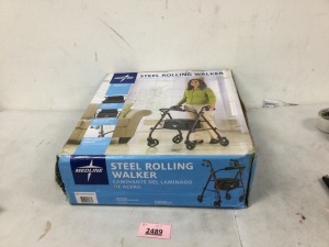 Medline Steel Rolling Walker 