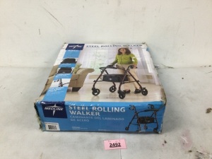 Medline Steel Roling Walker 