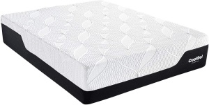 Classic Brands Cool Gel Chill Memory Foam 14-Inch Mattress with Pillow, King - Appears New