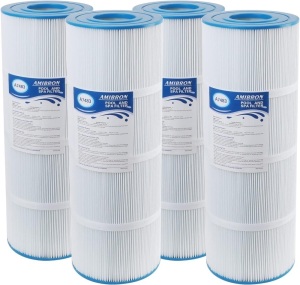 C-7483 Pool Filter Cartridge Replaces Hayward SwimClaer C3030, C3025, C3020, C580E, Compatible with Hayward CX580XRE, Pleatco PA81-PAK4, Filbur FC-1225 FC-6425, 4 Pack