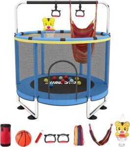 Toddler Trampoline with Enclosure 