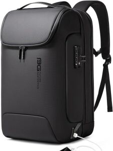  BANGE Anti-Theft Backpack with USB3.0 Charging Port, Fits 17.3 Inch Laptop 