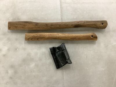 Wooden Axe Handles, 23.6" & 17" 