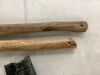 Wooden Axe Handles, 23.6" & 17"  - 2