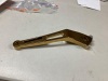 Front Left Gold slim shifter lever for Harley Davidson Dyna - 2