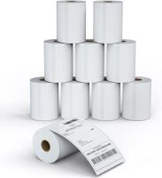MFLABEL 10 Rolls 4x6 Direct Thermal Blank Shipping Labels for Thermal Printer&nbsp;