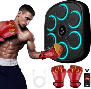 Smart Music Boxing Machine with Boxing Gloves