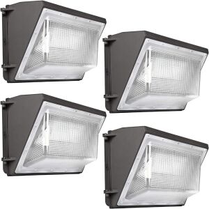 LED Wall Pack Light, 120W, Set of 4 