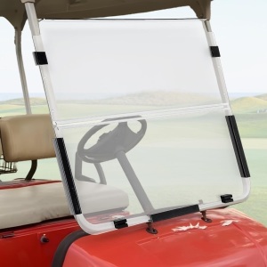 KEMIMOTO Golf Cart Windshield Compatible with G22 (2003-2006), Foldable Replacement Windshield with Anti-UV and Impact Resistant Acrylic (Clear) Visit the KEMIMOTO Store