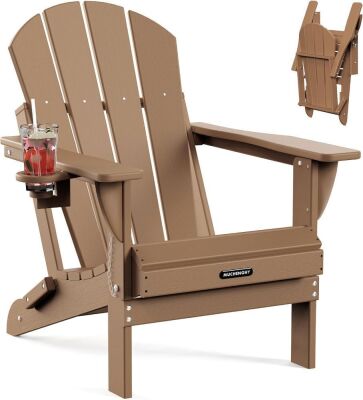 MUCHENGHY Folding Adirondack Chair