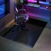 SALLOUS Black Office Chair Floor Mat for Carpet 