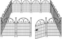Getlay Tall Garden Fence, 12 Panels, 40" x 27"