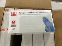 Case of Synguard Nitrile Exam Gloves, Medium&nbsp;