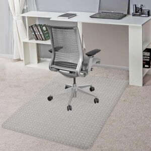 Transparent Office Chair Mat for Low Pile Carpet 30" x 48" 