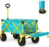 Old Bahama Bay 50" Extra Long Beach Wagon with Big Wheels