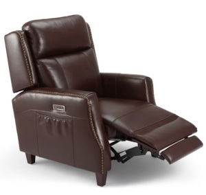 Cottinch Electric Power Recliner Chair Modern Upholstered Genuine Leather