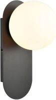 HOLKIRT Mid Century Globe Wall Sconce with White Opal Glass&nbsp;