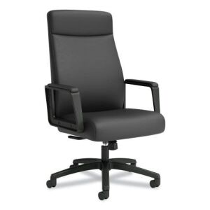 Union & Scale Prestige Bonded Leather Manager Chair, Supports Up to 275 lb