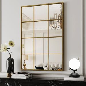 Window Pane Wall Mirror 24" x 36" 