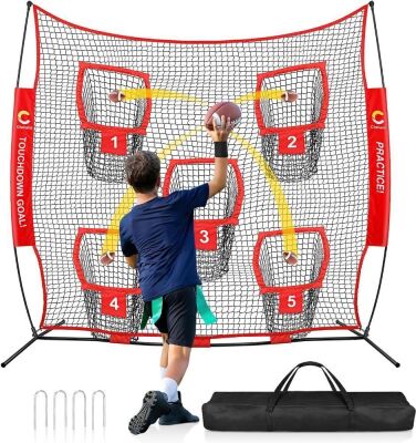 Choiana Football Trainer Throwing Net 