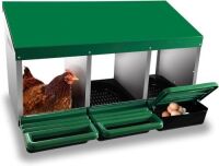 Eggluuz Chicken Nesting Box, 3 Holes&nbsp;