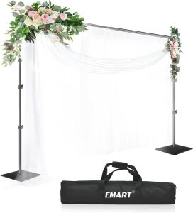 EMART Heavy Duty Backdrop Stand 8.5ft Height 10ft Width 