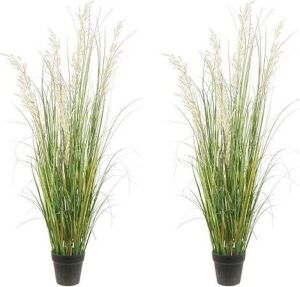 4' Artificial Reed Grass, 2 Pack 