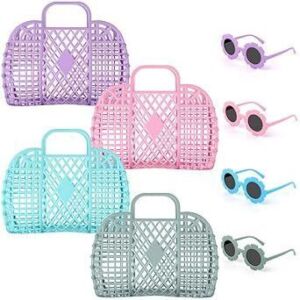 Jelly Bags with Sunglasses, 4 Sets 