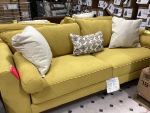 Bernhaus 2 cushion Sofa 92" x 39" x 34" Portland Dijon $1899.00