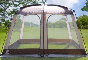 EVER ADVANCED Outdoor Screened Canopy Tent 12' x 10' 