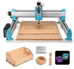 Genmitsu CNC Router Machine 4040-PRO for Woodworking Metal Acrylic Cutting Milling, GRBL Control, Lead Screw Driven, 3 Axis CNC Engraving Machine, Working Area 400 x 400 x 78mm (15.7” x 15.7” x 3.1”) $599.99