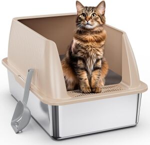 Petterm Stainless Steel Litter Box