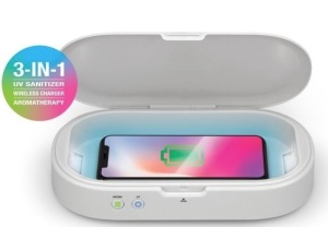 iLive UV LED Sanitizer with Aromatherapy & Wireless Charging $49.99