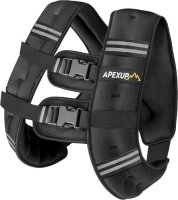 APEXUP Weighted Vest Men 5lbs/10lbs/15lbs/20lbs/25lbs/30lbs Weights with Reflective Stripe, Weighted vest for Women Workout Equipment for Strength Training Running