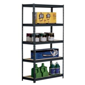 Steel Shelving Rack 5 Tier, 35"W x 17.7"D x 70.8"H 