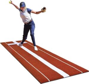 partronum Softball Pitching Mat 10' x 3'